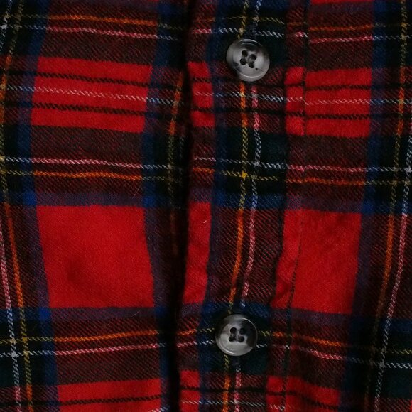 Viyella by Deacon Brothers | Vintage Wool/Cotton Blend Flannel Plaid Shirt - Picture 4 of 5